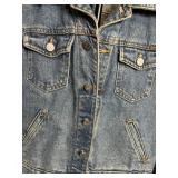Calvin Klein Jeans Slim-Fitted Denim Jacket - Size M - Double Stone Wash Calvin Klein Jeans Slim-Fitted Denim Jacket - Size M - Double Stone Wash