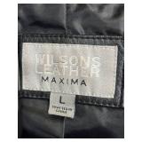 Wilson's Leather Maxima Leather Jacket - Size L - Black Wilson's Leather Maxima Leather Jacket - Size L - Black