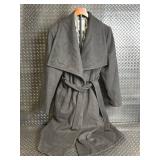 Jennifer Lopez Belted Wool-Blend Trench Coat - XL Jennifer Lopez Belted Wool-Blend Trench Coat - XL