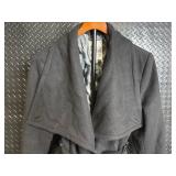 Jennifer Lopez Belted Wool-Blend Trench Coat - XL Jennifer Lopez Belted Wool-Blend Trench Coat - XL