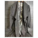 Jennifer Lopez Belted Wool-Blend Trench Coat - XL Jennifer Lopez Belted Wool-Blend Trench Coat - XL