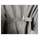 Jennifer Lopez Belted Wool-Blend Trench Coat - XL Jennifer Lopez Belted Wool-Blend Trench Coat - XL