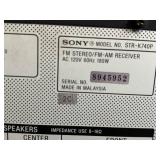 Sony STR-K740P FM Stereo/FM-AM Receiver - 180W, AC 120V Sony STR-K740P FM Stereo/FM-AM Receiver - 180W, AC 120V
