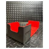 Ultimate Guard Alcove Flip Deck Box - MTG Card Storage, Black Exterior with Red Interior Ultimate Guard Alcove Flip Deck Box - MTG Card Storage, Black Exterior with Red Interior