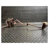 Vintage Copper Lamp with Adjustable Arm and Wall-Mount Socket Vintage Copper Lamp with Adjustable Arm and Wall-Mount Socket