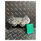 Sony DualShock 3 Wireless Controller & Green PlayStation Memory Card Sony DualShock 3 Wireless Controller & Green PlayStation Memory Card