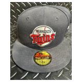 New Era Minnesota Twins 59FIFTY Fitted Cap - Size 7 1/8 - MLB New Era Minnesota Twins 59FIFTY Fitted Cap - Size 7 1/8 - MLB