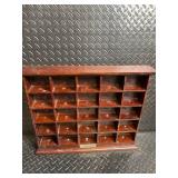 Wooden Multi-Drawer Cabinet - Vintage Small Parts Organizer Wooden Multi-Drawer Cabinet - Vintage Small Parts Organizer