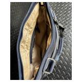 Calvin Klein Navy Tote Bag - Dual Handles & Front Zip Pocket Calvin Klein Navy Tote Bag - Dual Handles & Front Zip Pocket