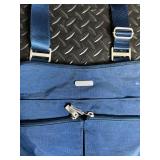 Baggallini Blue Nylon Crossbody Bag - Adjustable Strap, Front Zip Pocket Baggallini Blue Nylon Crossbody Bag - Adjustable Strap, Front Zip Pocket