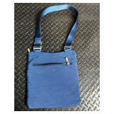 Baggallini Blue Nylon Crossbody Bag - Adjustable Strap, Front Zip Pocket Baggallini Blue Nylon Crossbody Bag - Adjustable Strap, Front Zip Pocket