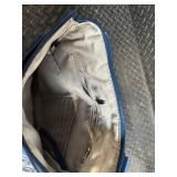 Baggallini Blue Nylon Crossbody Bag - Adjustable Strap, Front Zip Pocket Baggallini Blue Nylon Crossbody Bag - Adjustable Strap, Front Zip Pocket