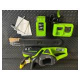 Greenworks 40V 18-Inch Cordless Chainsaw with Battery & Charger Greenworks 40V 18-Inch Cordless Chainsaw with Battery & Charger