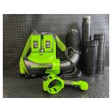 Greenworks 40V 710 CFM Backpack Blower with 2x 4.0Ah Batteries & Charger Greenworks 40V 710 CFM Backpack Blower with 2x 4.0Ah Batteries & Charger