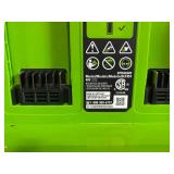 Greenworks 40V 710 CFM Backpack Blower with 2x 4.0Ah Batteries & Charger Greenworks 40V 710 CFM Backpack Blower with 2x 4.0Ah Batteries & Charger