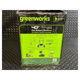 Greenworks 40V Brushless Blower - 700 CFM with 8.0Ah Battery & Rapid Charger Greenworks 40V Brushless Blower - 700 CFM with 8.0Ah Battery & Rapid Charger