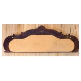 Carved Oak Rococo Mirror with Acanthus Leaves & Shell Crest