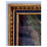 Tacinca Indian Maiden Lithograph - Framed Vintage Artwork