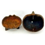 Vintage Owl-Shaped Vintage Cast Iron Figure - Made in Japan - 5.4 in tall