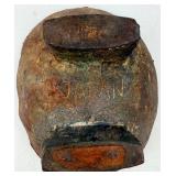 Vintage Owl-Shaped Vintage Cast Iron Figure - Made in Japan - 5.4 in tall