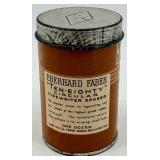 Acme Animal Metal Dog Figurines & 3 Vintage Tins - Sudan Pepper Tin, Bronze Powder Works Tin, Ten-Eighty Eraser Tin