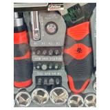 Performance Tool W39000 45-Piece Stubby Set - Dual Drive Ratchet 1/4 & 3/8 -NIB