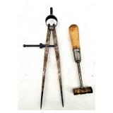 ALTRADE Professional Socket Set & Craftsman Wrenches with Vintage Hand Planes - Tool Lot