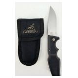 3 Knife Set Including -Gerber 600 Fixed Blade Knife Portland -USA with Sheath, U.S.N. MARK 2 & Ducks Unlimited Box Set