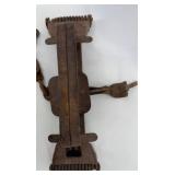 Vintage Long-Spring Bear Trap & Chain