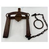 New England Trap Company No. 14 Leg Snare - Vintage Animal Trap
