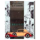 Maisto Premier Edition Cadillac V-16 1/18 Die-Cast Convertible & Cadillac Framed Mirror