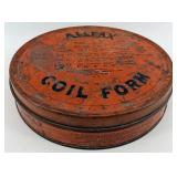 Vintage Allpax Coil Form Weatherstrip Tin - Bronze Spring Weatherstrip Kit with Sears Instructions