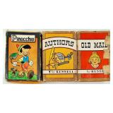 Russell Library of Games Card Set No. 550-3 - Old Maid, Dr Quack, Slap Jack & Crossword and more!