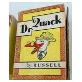 Russell Library of Games Card Set No. 550-3 - Old Maid, Dr Quack, Slap Jack & Crossword and more!