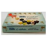 Hills of Westchester Petits Fours Box, Scrabble Pieces & Vintage Board Game Ephemera Lot