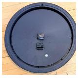 First Time Wall Clock - World Map Dial, Roman Numerals & Gold Hands, Quartz Movement