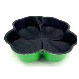 Retro Metal Baking Molds Set - Clover Leaf & Rose Pattern & Flower Molds