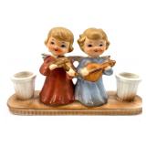 Holt-Howard Angel Candle Holder & Blue Vase & B&G Seagull Dish & Bird Candle Holder