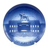 BG Bing & Grøndahl Blue & White Plates - Amalienborg Royal Palace, Mors Dag 1969