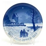 BG Bing & Grøndahl Blue & White Plates - Amalienborg Royal Palace, Mors Dag 1969