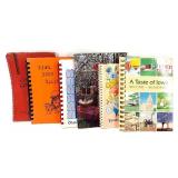 Vintage Iowa Cookbooks Collection - Spiral Bound Recipe Books
