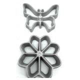 Sun-Maid Recipe Boxes & Rosette Molds with Irons - 3 Boxes Included