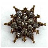 Vintage Costume Jewelry Bundle - Butterfly & Floral Brooches, Shawl Clip & Pendant