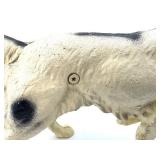 Cast Iron Spaniel Dog Statue - Reproduction Hand Painted