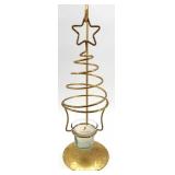 Enchanted Forest LED Holiday Lantern Battery-Operated with Timer & Snowman Dish Mud Pie Gnome Decor