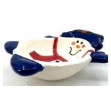 Enchanted Forest LED Holiday Lantern Battery-Operated with Timer & Snowman Dish Mud Pie Gnome Decor