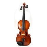 Vintage Violin No. 11813 K with Case & Bow – Flame Maple Finish