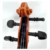 Vintage Violin No. 11813 K with Case & Bow – Flame Maple Finish