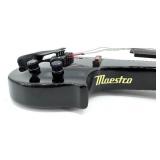 Maestro 4/4 Electric Violin Black with Case & Bow