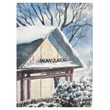 Lloyd Borg The Wayzata Depot 1974 Limited Edition 390/500 Framed Print